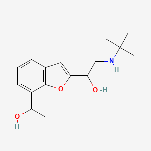 1'-Hydroxybufuralol structure, CAS 57704-16-2