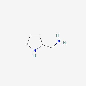 (2-Pyrrolidinyl)methylamine structure, CAS 57734-57-3
