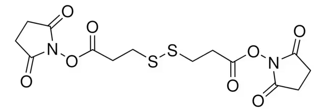 3,3'-Dithiodipropionic acid di(N-hydroxysuccinimide ester) structure, CAS 57757-57-0