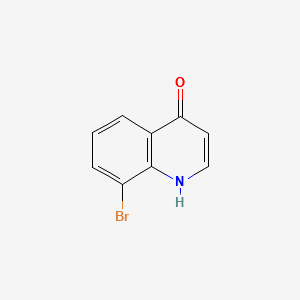 8-Bromo-4-quinolinol structure, CAS 57798-00-2