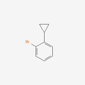 1-Bromo-2-cyclopropylbenzene structure, CAS 57807-28-0