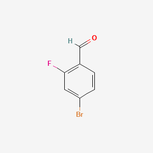 4-Bromo-2-fluorobenzaldehyde structure, CAS 57848-46-1