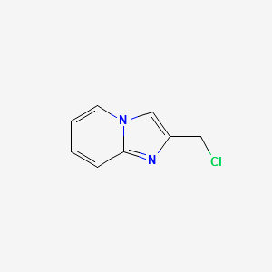2-Chloromethylimidazo[1,2-a]pyridine hydrochloride structure, CAS 57892-76-9