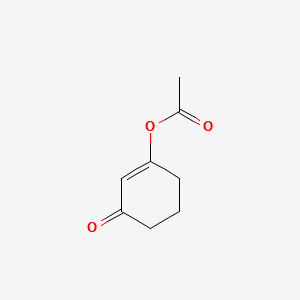 3-Acetoxy-2-cyclohexen-1-one structure, CAS 57918-73-7