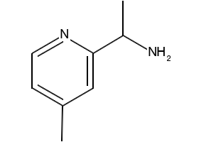 1-(4-Methyl-2-pyridinyl)ethanamine structure, CAS 58088-63-4