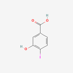 3-Hydroxy-4-iodobenzoic acid structure, CAS 58123-77-6