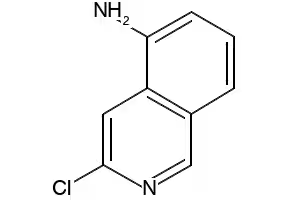 5-Amino-3-chloroisoquinoline structure, CAS 58142-49-7
