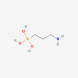 3-Aminopropylsilanetriol structure, CAS 58160-99-9