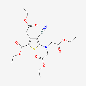 Tetraethyl ranelate structure, CAS 58194-26-6