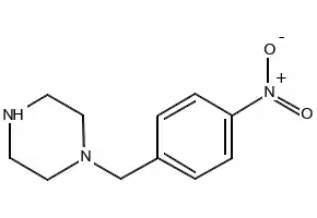 1-[(4-Nitrophenyl)methyl]piperazine structure, CAS 58198-49-5
