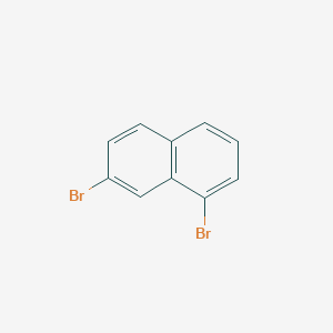 1,7-Dibromonaphthalene structure, CAS 58258-65-4
