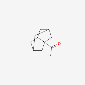 3-Acetylnoradamantane structure, CAS 58275-58-4