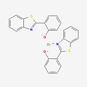 Bis[2-(2-benzothiazoly)phenolato]zinc(II) structure, CAS 58280-31-2