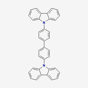4,4'-Bis(N-carbazolyl)-1,1'-biphenyl structure, CAS 58328-31-7