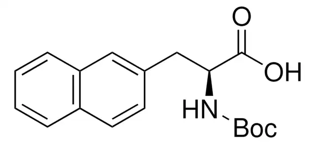 Boc-3-(2-Naphthyl)-L-alanine structure, CAS 58438-04-3