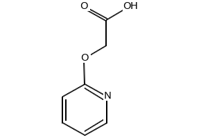 (2-Pyridinyloxy)acetic acid structure, CAS 58530-50-0