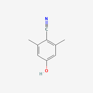 4-Hydroxy-2,6-dimethylbenzonitrile structure, CAS 58537-99-8