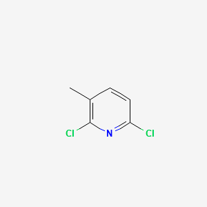 2,6-Dichloro-3-methylpyridine structure, CAS 58584-94-4