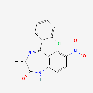 Meclonazepam structure, CAS 58662-84-3