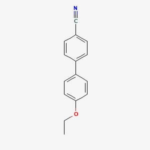 4-Ethoxy-[1,1'-biphenyl]-4'-carbonitrile structure, CAS 58743-78-5