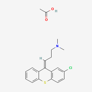 Chlorprothixene acetate structure, CAS 58889-16-0