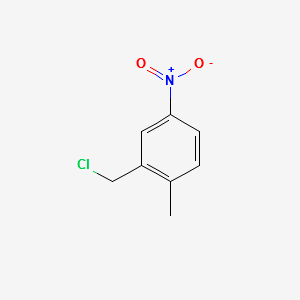 2-(Chloromethyl)-1-methyl-4-nitrobenzene structure, CAS 58966-24-8