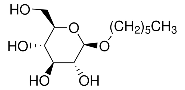 Hexyl beta-D-glucopyranoside structure, CAS 59080-45-4