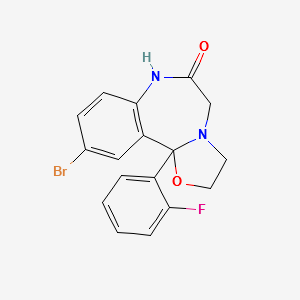 Haloxazolam structure, CAS 59128-97-1