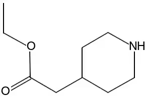 Ethyl 2-piperidin-4-ylacetate structure, CAS 59184-90-6
