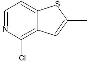 4-Chloro-2-methylthieno[3,2-c]pyridine structure, CAS 59207-24-8