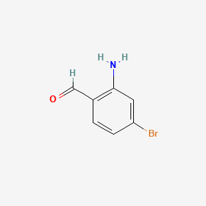 2-Amino-4-bromobenzaldehyde structure, CAS 59278-65-8