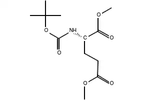 (R)-N-Boc-glutamic acid-1,5-dimethyl ester structure, CAS 59279-60-6