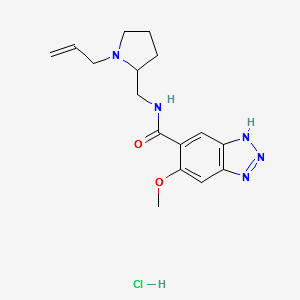 Alizapride hydrochloride structure, CAS 59338-87-3