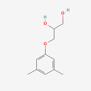 3-(3,5-Dimethylphenoxy)propane-1,2-diol structure, CAS 59365-66-1