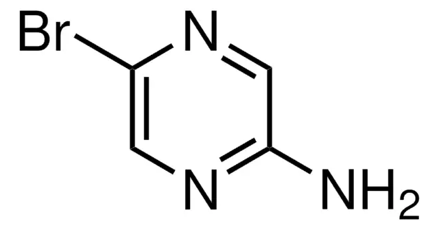 2-Amino-5-bromopyrazine structure, CAS 59489-71-3