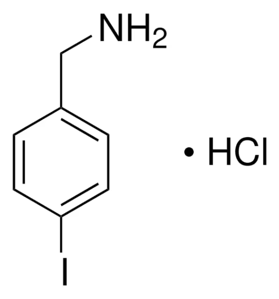 4-Iodobenzylamine hydrochloride structure, CAS 59528-27-7