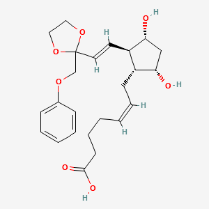 Etiproston structure, CAS 59619-81-7