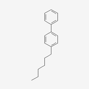 4-Hexylbiphenyl structure, CAS 59662-31-6
