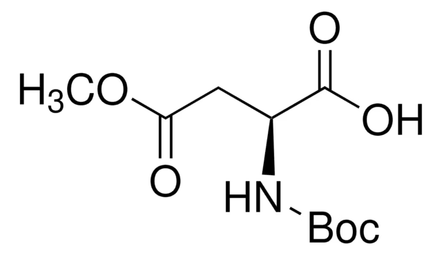 Boc-L-aspartic acid 4-methyl ester structure, CAS 59768-74-0