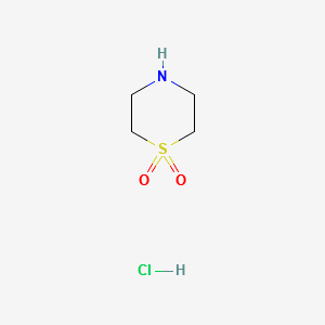 Thiomorpholine-1,1-dioxide hydrochloride structure, CAS 59801-62-6
