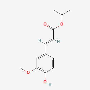 Isopropyl ferulate structure, CAS 59831-94-6