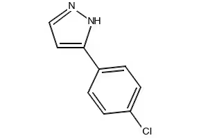 3-(4-Chlorophenyl)-1H-pyrazole structure, CAS 59843-58-2