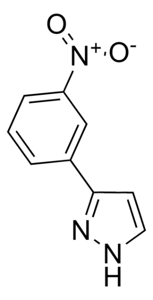 3-(2-Nitrophenyl)-1H-pyrazole structure, CAS 59844-05-2