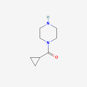 1-(Cyclopropylcarbonyl)piperazine structure, CAS 59878-57-8