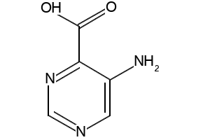 5-Aminopyrimidine-4-carboxylic acid structure, CAS 59950-53-7
