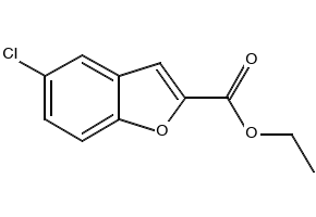 Ethyl 5-chlorobenzofuran-2-carboxylate structure, CAS 59962-89-9