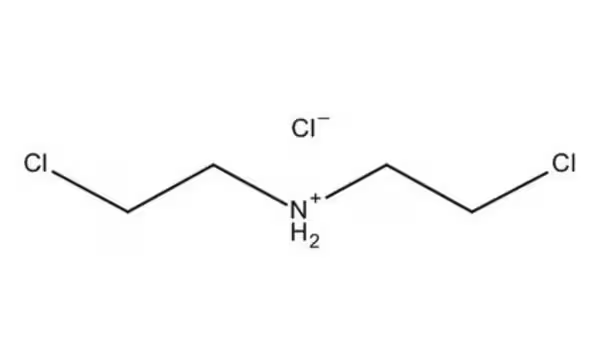 2-(2-Chloroethyl)piperidinium chloride structure, CAS 60012-49-9