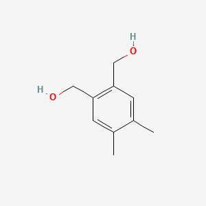 4,5-Dimethylbenzene-1,2-dimethanol structure, CAS 60070-05-5