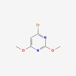 4-Bromo-2,6-dimethoxypyrimidine structure, CAS 60186-89-2