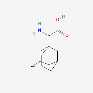2-(1-Adamantyl)glycine structure, CAS 60256-21-5